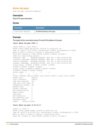 Aruba OS 6.4 Command Line Interface Reference Guide