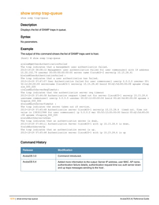 Aruba OS 6.4 Command Line Interface Reference Guide