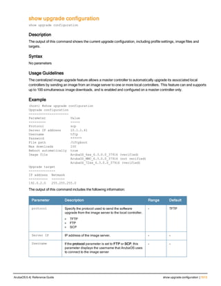 Aruba OS 6.4 Command Line Interface Reference Guide