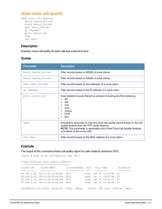 Aruba OS 6.4 Command Line Interface Reference Guide