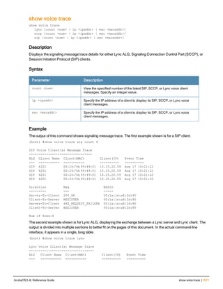 Aruba OS 6.4 Command Line Interface Reference Guide