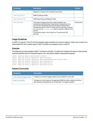 Aruba OS 6.4 Command Line Interface Reference Guide