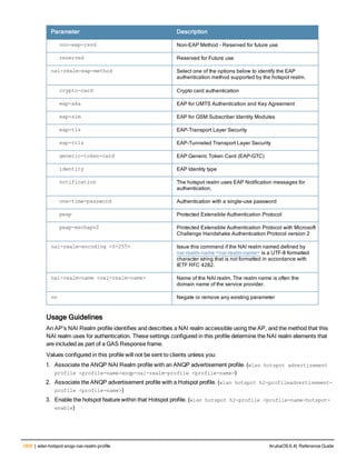 Aruba OS 6.4 Command Line Interface Reference Guide