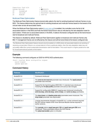 Aruba OS 6.4 Command Line Interface Reference Guide