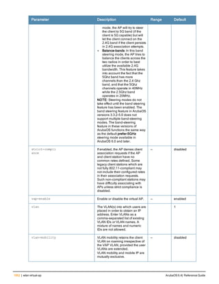 Aruba OS 6.4 Command Line Interface Reference Guide