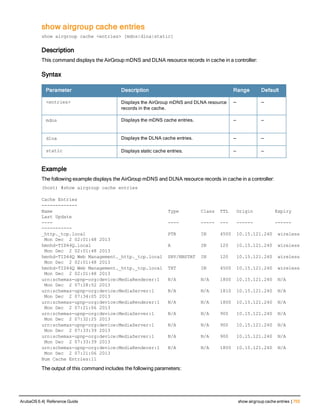 Aruba OS 6.4 Command Line Interface Reference Guide