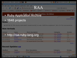 Arulalan  Ruby An Intro