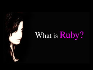 Arulalan  Ruby An Intro