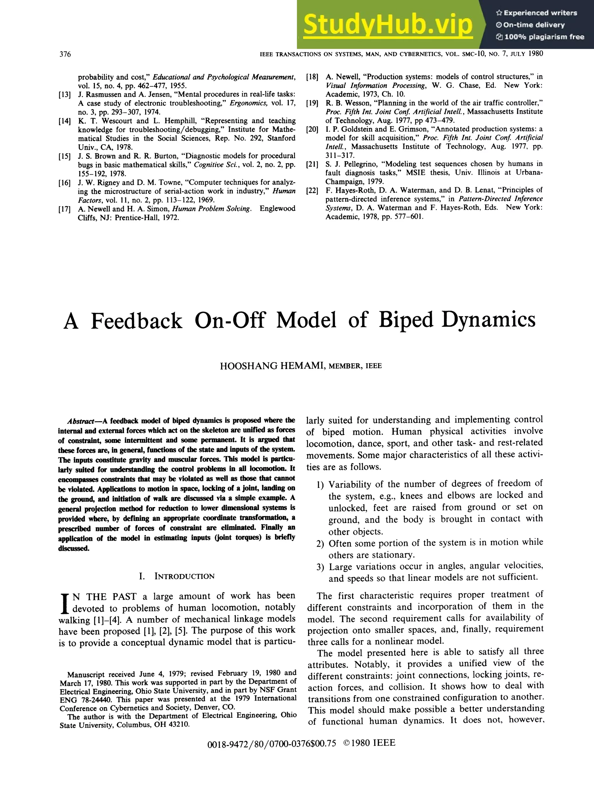 A Rule-Based Model of Human Problem Solving Performance in Fault ...
