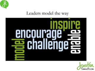 Leaders model the way