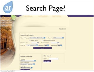 Search Page?




Wednesday, August 3, 2011
 