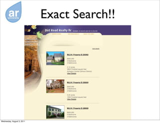 Exact Search!!




Wednesday, August 3, 2011
 
