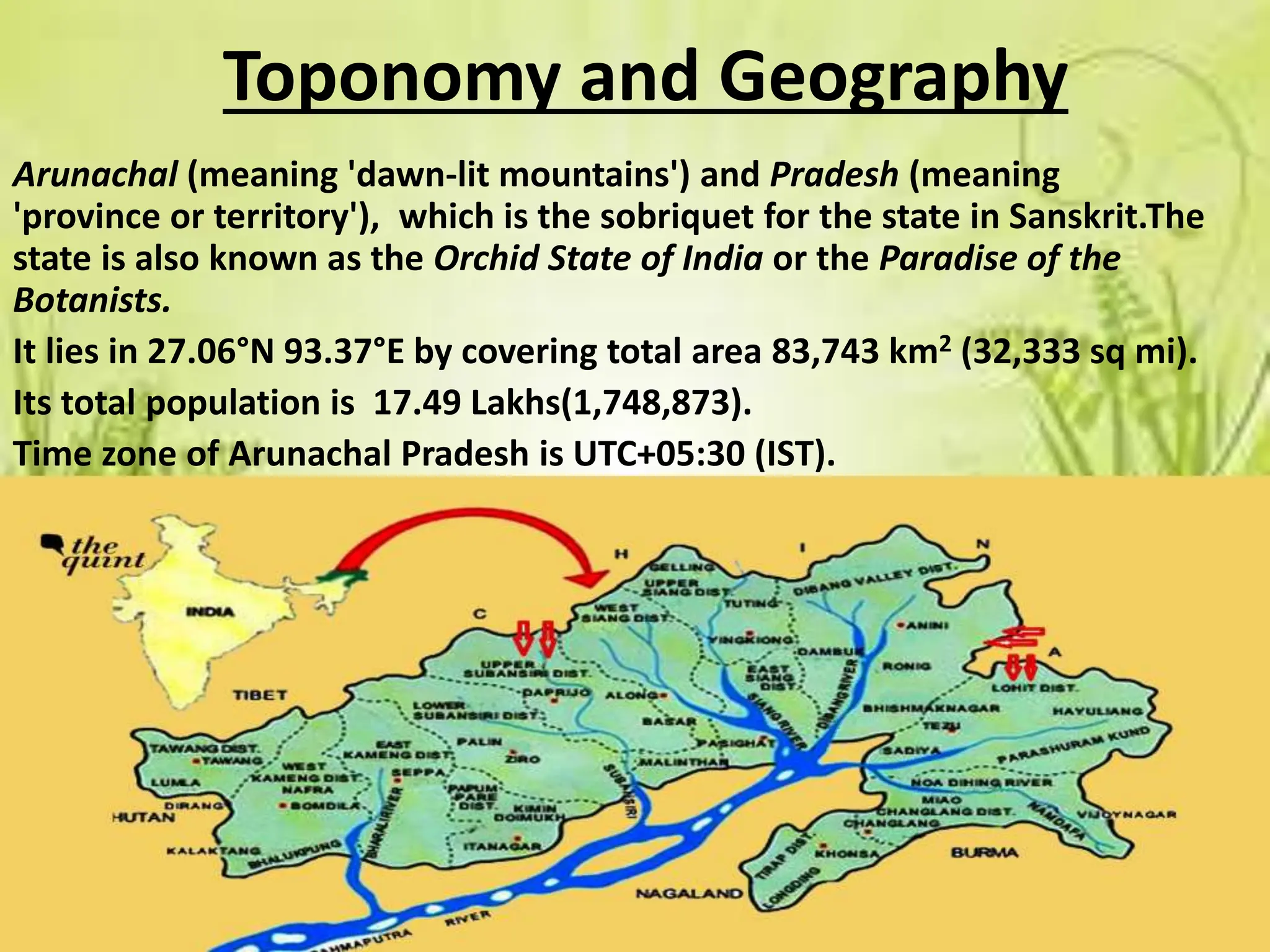 Arunachal Pradesh presentation for class 10th.pptx