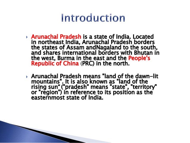 Arunachal Pradesh Land Of Rising Sun