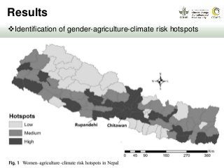 Potential of climate-smart agriculture in reducing women farmers' drudgery in high climatic risk areas