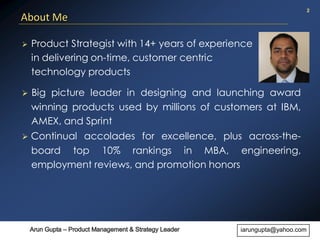 Career Profile - Arun Gupta | PDF