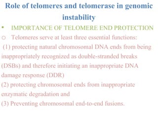 genetic in stability and its role in cancer | PPTX
