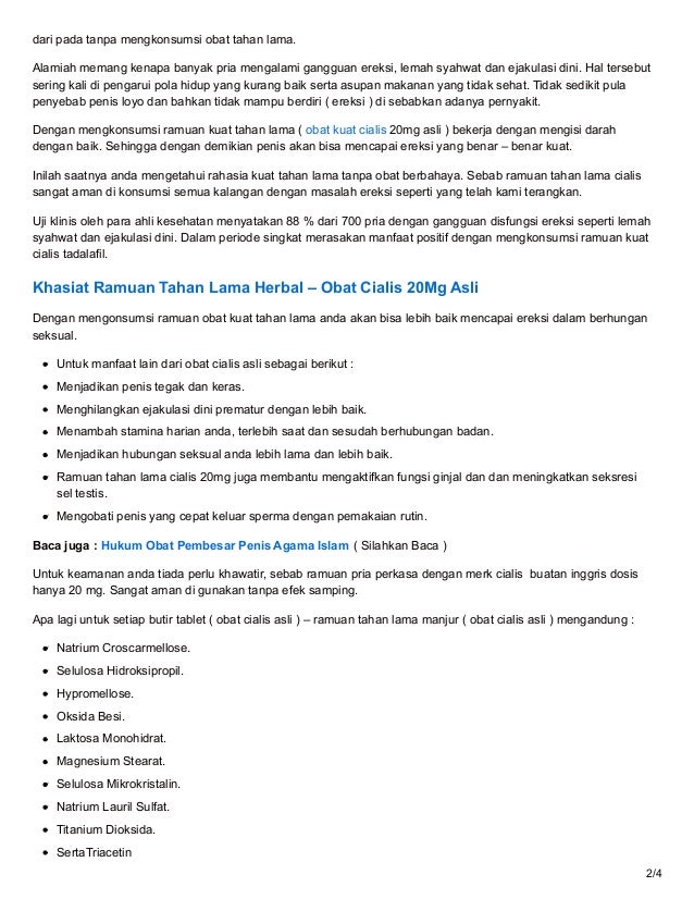 Ramuan tahan lama herbal - obat kuat cialis 20 mg Jual hajar jahanam ramuan herbal asli mesir obat kuat pria ...