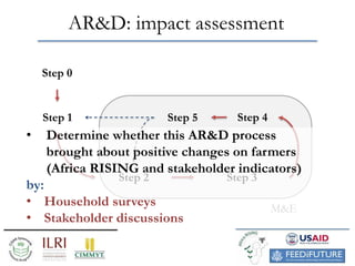 Why and how to implement a AR&D approach for Africa RISING? Preliminary results of a fast-track project