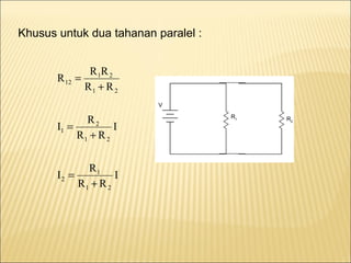Arus dan tahanan | PPT