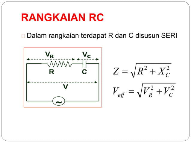 Arus dan tegangan AC ( Rangkaian RLC ) | PPTX