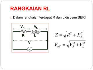 Rumus Rrls Arus dan tegangan AC ( Rangkaian RLC ) | PPTX