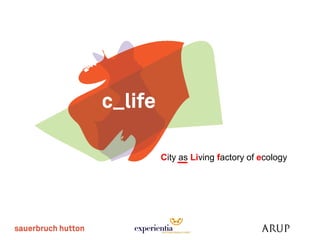 City as Living factory of ecology
 