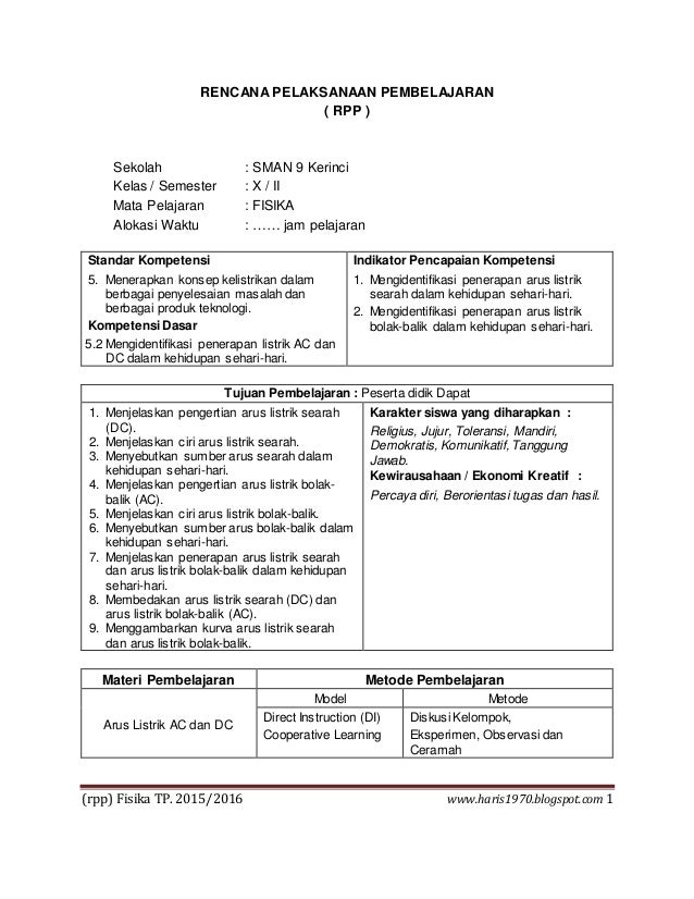 Arus Listrik Acdc Rpp