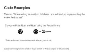 A Rusty introduction to Apache Arrow and how it applies to a time ...