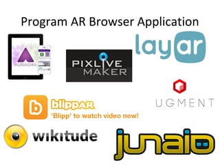 Program AR Browser Application
 