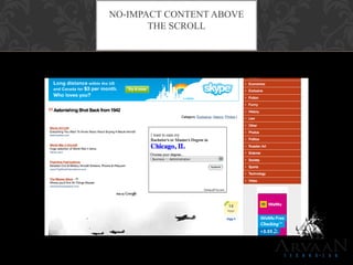NO-IMPACT CONTENT ABOVE
THE SCROLL
 