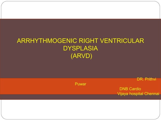 Arvd - dr prithvi puwar | PPTX