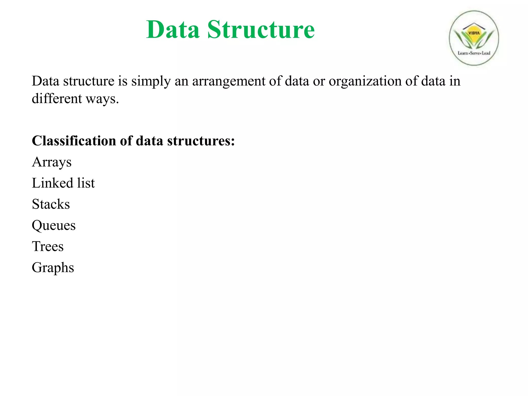 Data structure | PPT