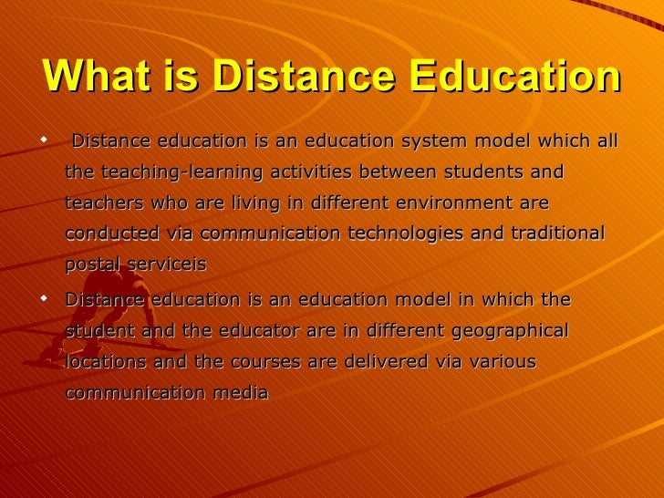 distance learning courses