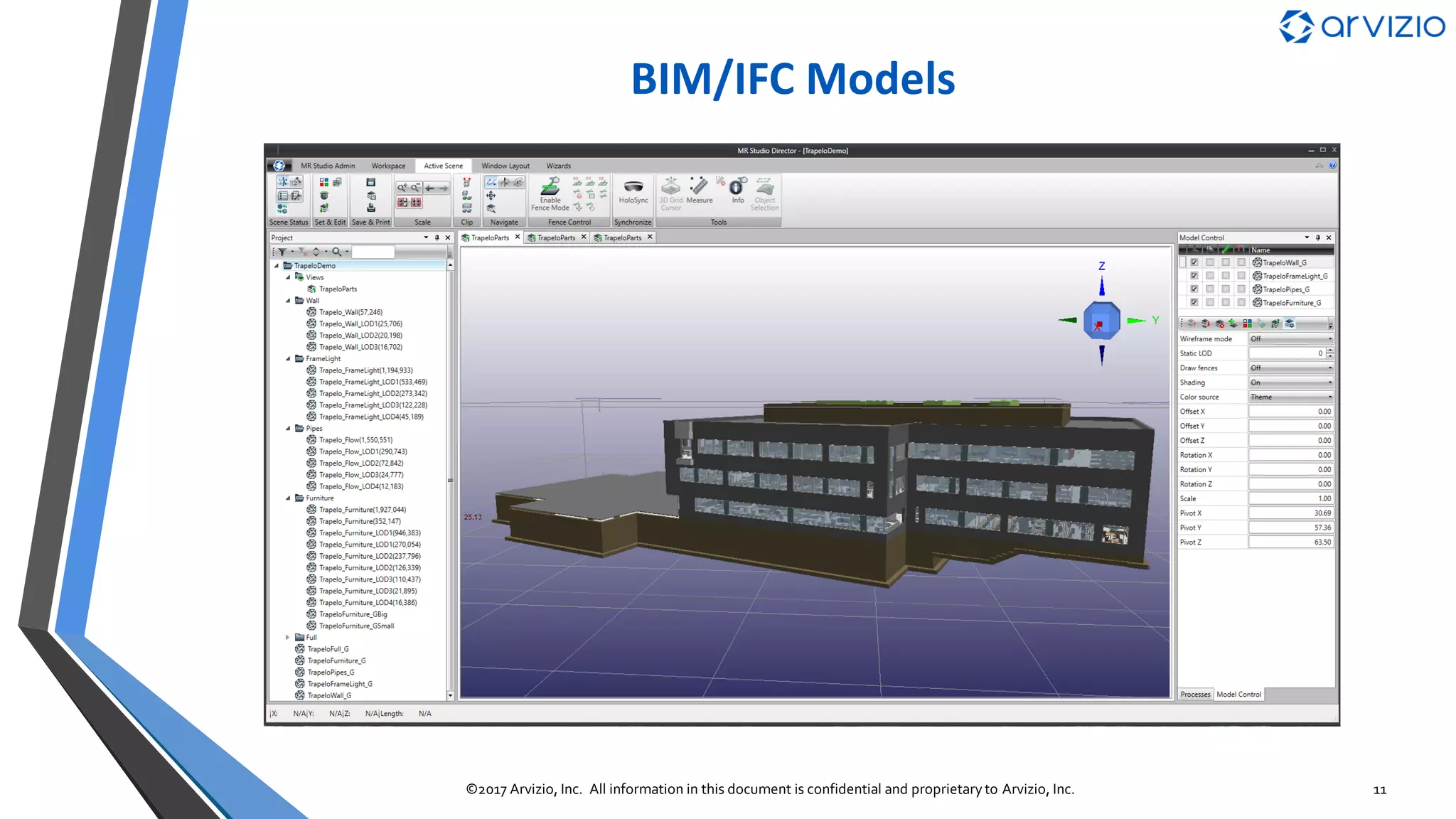 GIS Models
11©2017 Arvizio, Inc. All information in this document is confidential and proprietary to Arvizio, Inc.
 