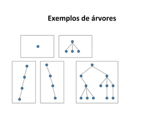 Exemplos de árvores

 