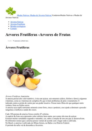Arvores frutiferas   arvores de frutas