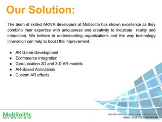 AR/VR Apps Development | PPTX