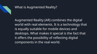 ARVR PRESENTATION augmented reality virtual reality | PPTX