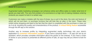 Ar & vr impact on e commerce and e-retail | PPTX