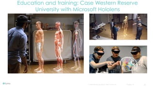 Confidential and copyright of Somo Custom Ltd. October 16 26
Education and training: Case Western Reserve
University with Microsoft Hololens
 