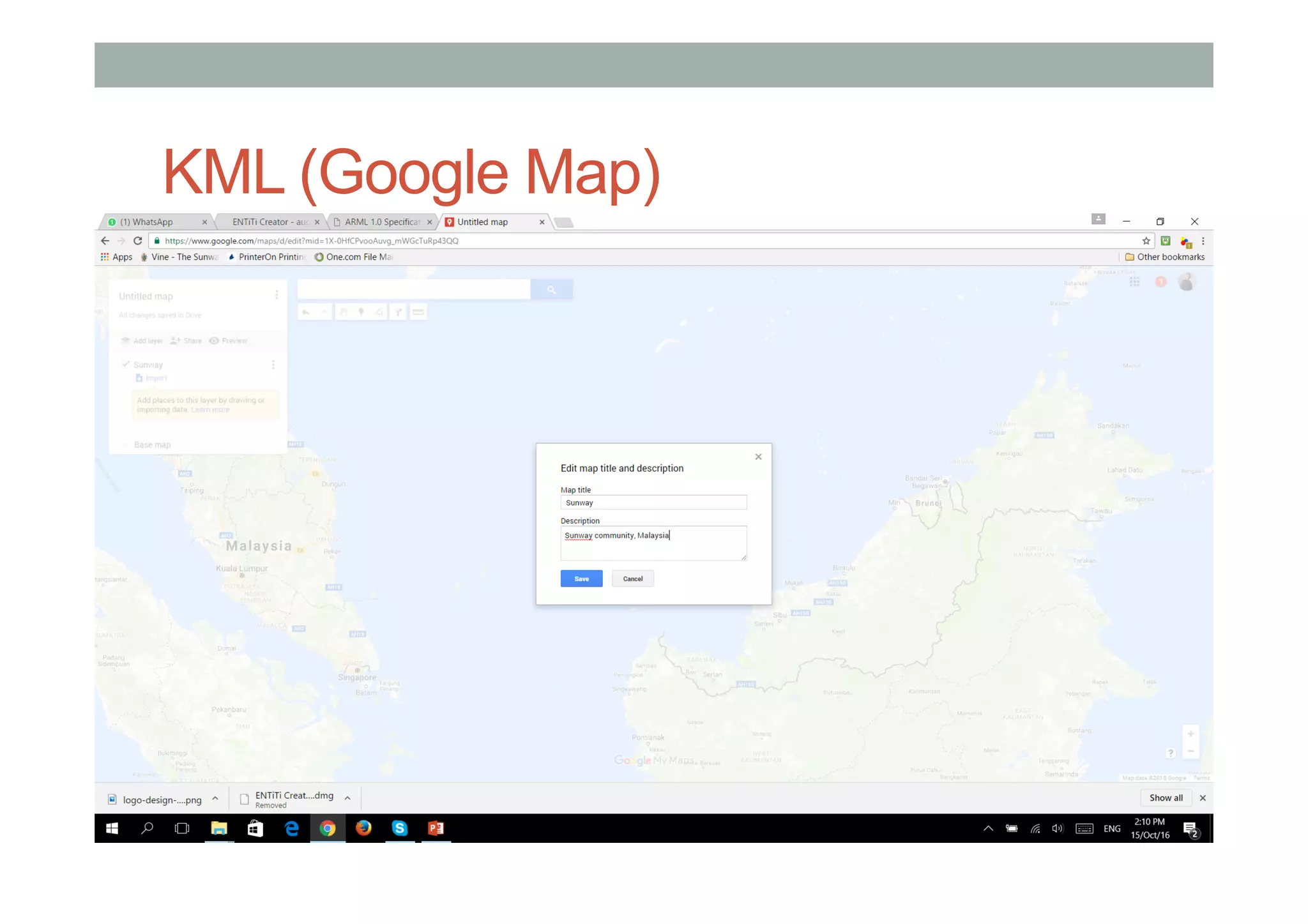 KML (Google Map)
• KML
• [put stuff here]
• ARML
• [put stuff here]
 