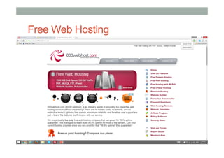 Free Web Hosting
• KML
• [put stuff here]
• ARML
• [put stuff here]
 