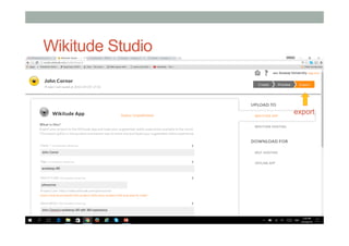 Wikitude Studio
export
 