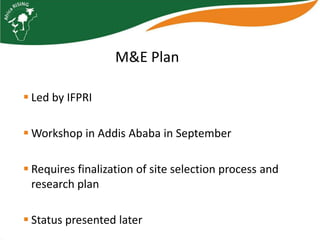 Africa RISING West Africa: Year 1 overview 