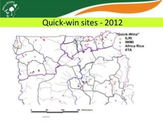 Africa RISING update on Ghana in 2012 and plans for 2013
