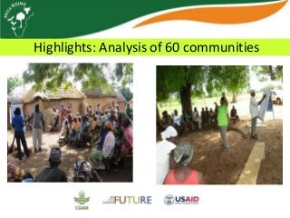 Africa RISING update on Ghana in 2012 and plans for 2013