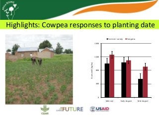 Africa RISING update on Ghana in 2012 and plans for 2013