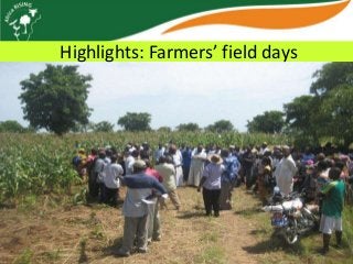 Africa RISING update on Ghana in 2012 and plans for 2013