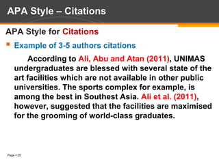 Introduction To Citations And Referencing
